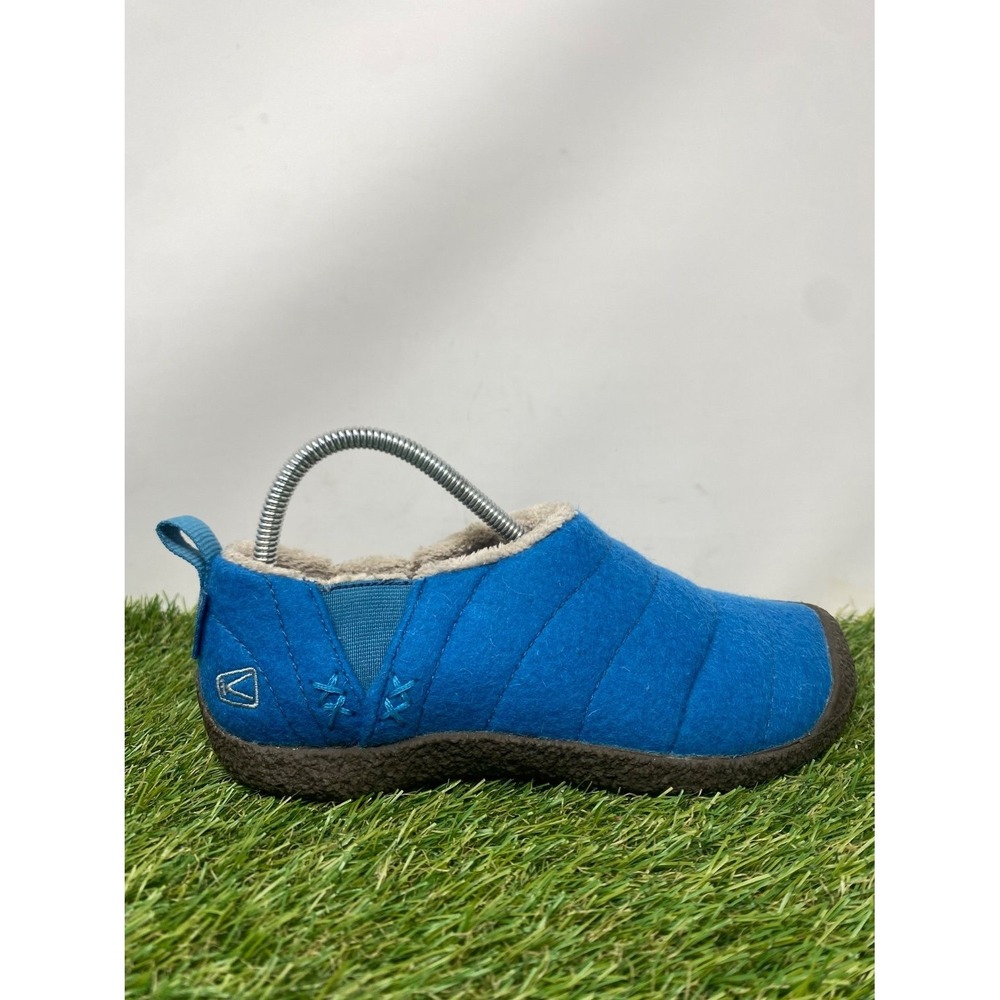 Keen Howser II Clog Slippers Womens 6.5 Blue Fleece Lined Gorpcore Quilted